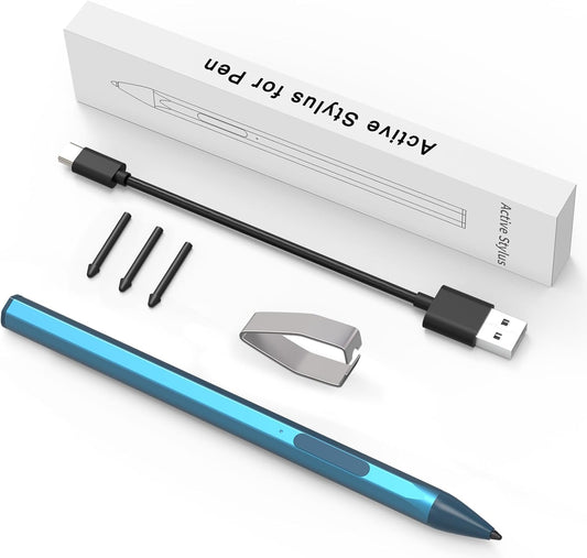 ASUS Stylus Pen for Transformer/Zenbook/Vivobook Flip/Notebook Touchscreen Laptop Tablet - Rechargeable, 4096 Pressure Sensitivity, Microsoft MPP Protocol, Blue