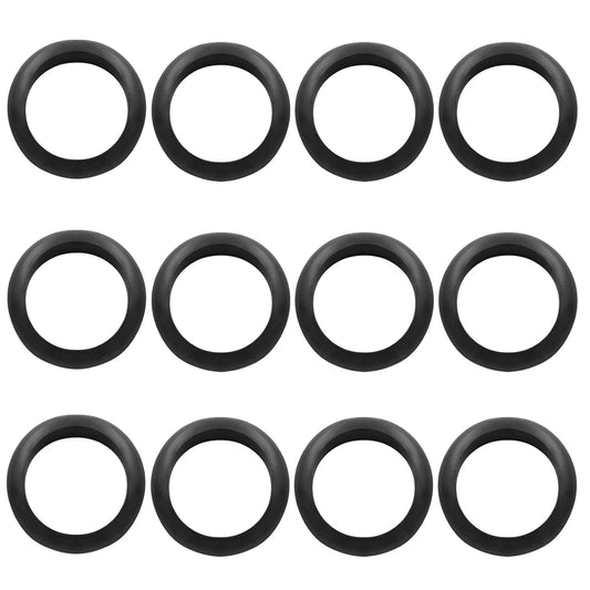 12 Pcs Rubber Grommets, 1-3/4" Inside Diameter 2" Drill Hole Rubber Wire Grommets O Ring Grommets for Wire, Firewall, Cables, Plugs, Automotive