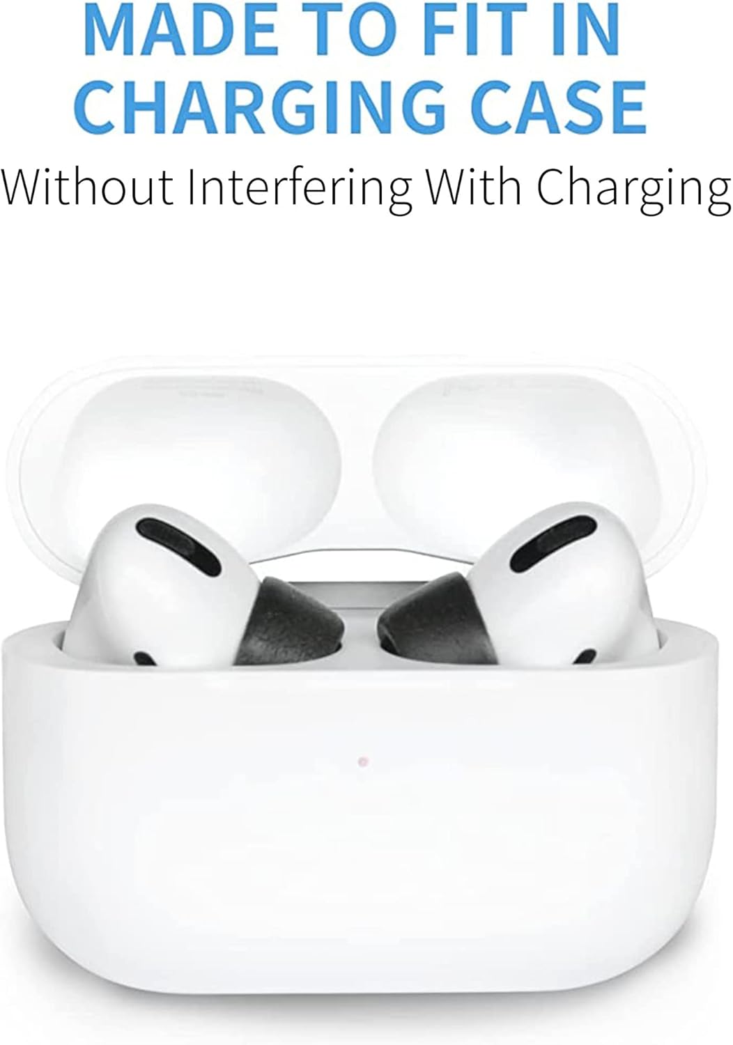 Comply Memory Foam Replacement Earbud Tips for Apple AirPods Pro 1 & 2 | Ultimate Comfort, Secure Fit, Superior Noise Isolation | Anti Slip, Prevent From Falling Out | Black, Small (3 Pairs)