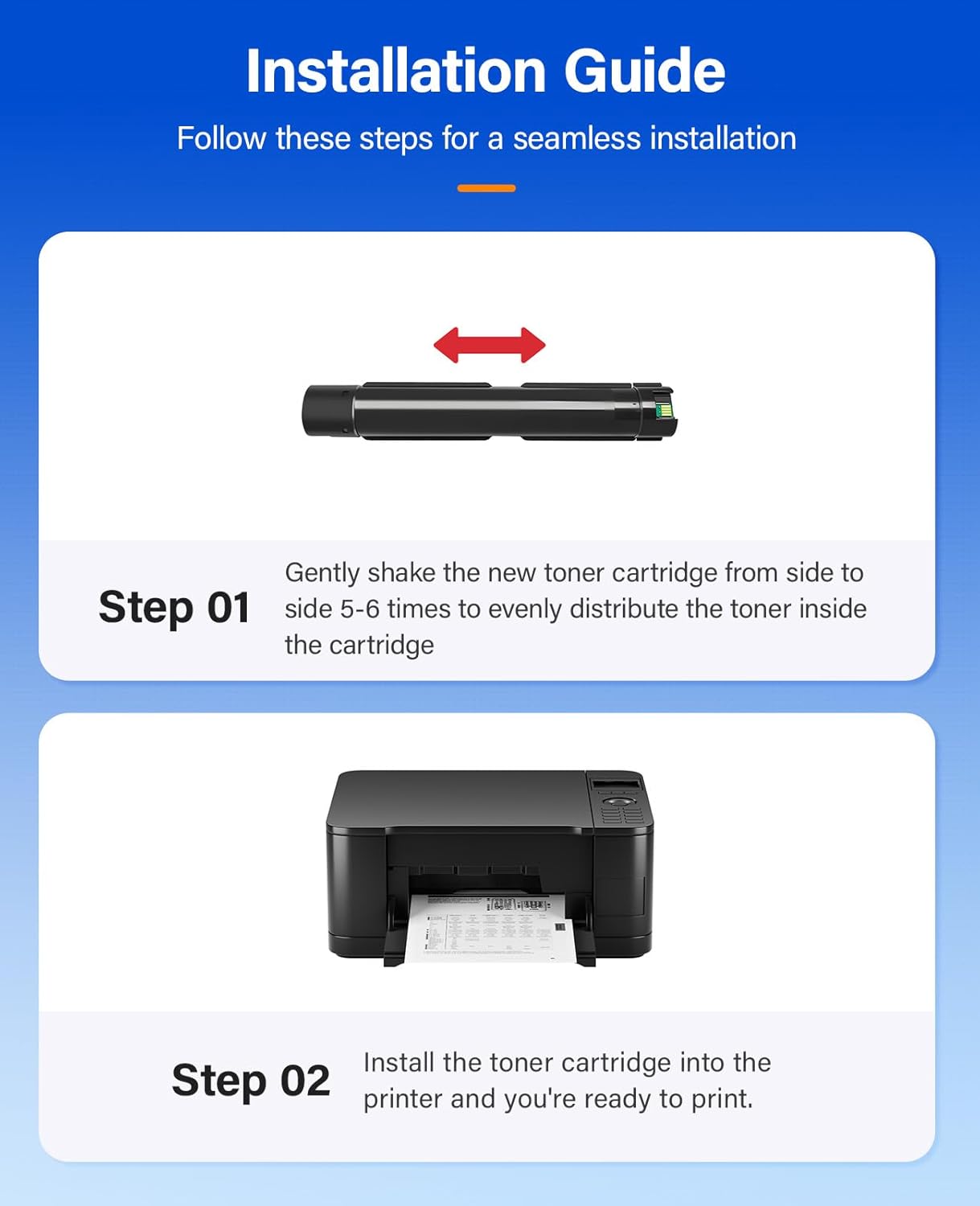AltaLink C8030 C8035 C8045 Toner Cartridge Set 4-Pack Replacement for Xerox 006R01697 006R01698 006R01699 006R01700 Compatible for Xerox C8030 C8035 C8045 C8055 C8070 Printer Black Cyan Magenta Yellow