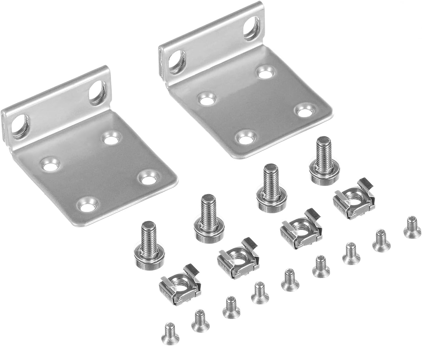 Rack Mount Kit for Ubiquiti Switch, 1U Rack Ears for Ubiquiti 16/24/48 Series Switches