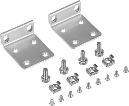 Rack Mount Kit for Ubiquiti Switch, 1U Rack Ears for Ubiquiti 16/24/48 Series Switches