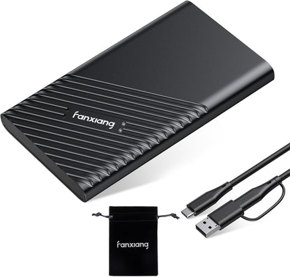 fanxiang 4TB External SSD Portable, Up to 2000MB/s, USB C External Solid State Drive External Hard Drive, USB 3.2 Gen2*2 Type-C SSD for iPhone 15/Pro/PC/Laptops/Creators/Gaming