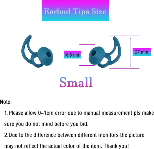 Earbud Pads Replacement Silicone Ear Bud Tips Eartips Compatible with Bose Quietcomfort and Sport Headphone Rubber Tips Earbud Covers Small 3 Pairs