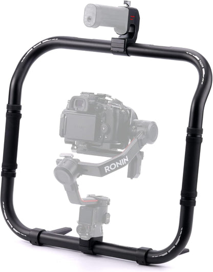 Tilta Basic Ring Grip Plus Compatible with DJI Ronin RS3 Pro/ RS4/ RS4 Pro | Improved Stability, Movement & Flexibility | Aluminum Alloy | Multiple Power Options