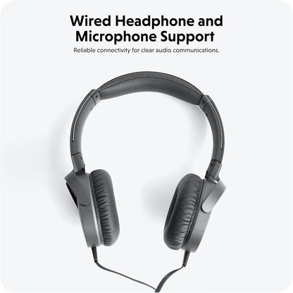 HyperDrive Next Dual 4K HDMI 7 Port USB C Docking Station for M Series MacBook, PC, Chromebook, 2x File Transfers w/ 10Gbps USB Ports, Dual 4K Docking Station Charges w/ 100W PD Power Passthrough Port