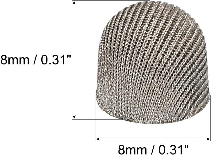 MECCANIXITY 12pcs 8mm Stylus Pen Fine Tips Conductive Fiber Capacitive Touch Screen Pens Tip Universal Replacement