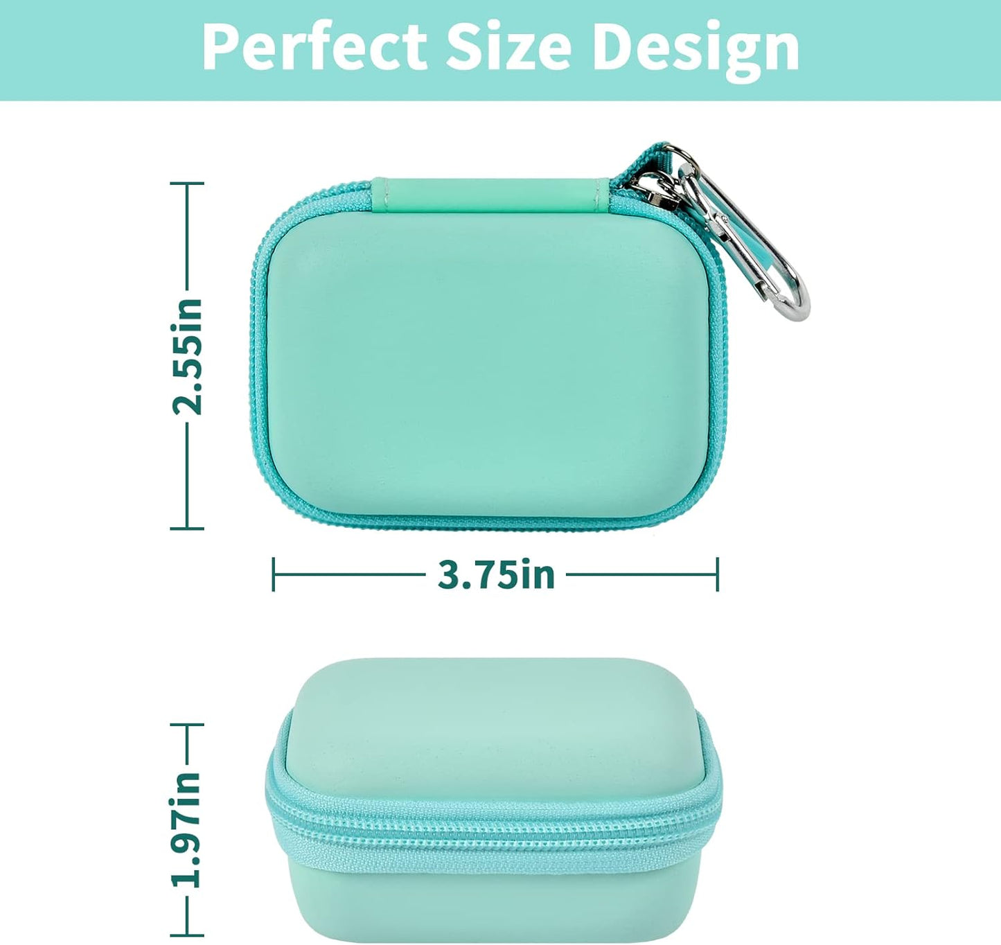 Portable Charger Power Bank Case for Swyop/for Feob/for Charmast/for JEJILL/for LanLuk/for VEGER/for iWALK/for Taegila/for Kuulaa and More Small Charging Battery Pack - Bag Only (Green)