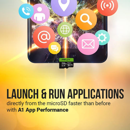 PNY 64GB Elite-X Class 10 U3 V30 microSDXC Flash Memory Card 2-Pack - 100MB/s, Class 10, U3, V30, A1, 4K UHD, Full HD, UHS-I, Micro SD