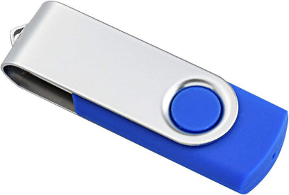 KOOTION 32 GB USB Flash Drive 32 gb Flash Drive 10 Pack Thumb Drive Memory Stick Pen Drive Keychain Design Blue