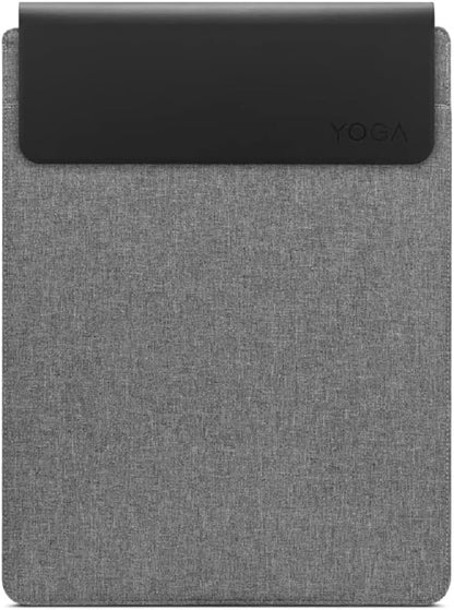 Lenovo Slim Laptop Sleeve 14 Inch Notebook/Tablet - Compatible with MacBook Air/Pro - Eco-Friendly Lightweight Case with Accessory Pocket & Magnetic Closure - Grey