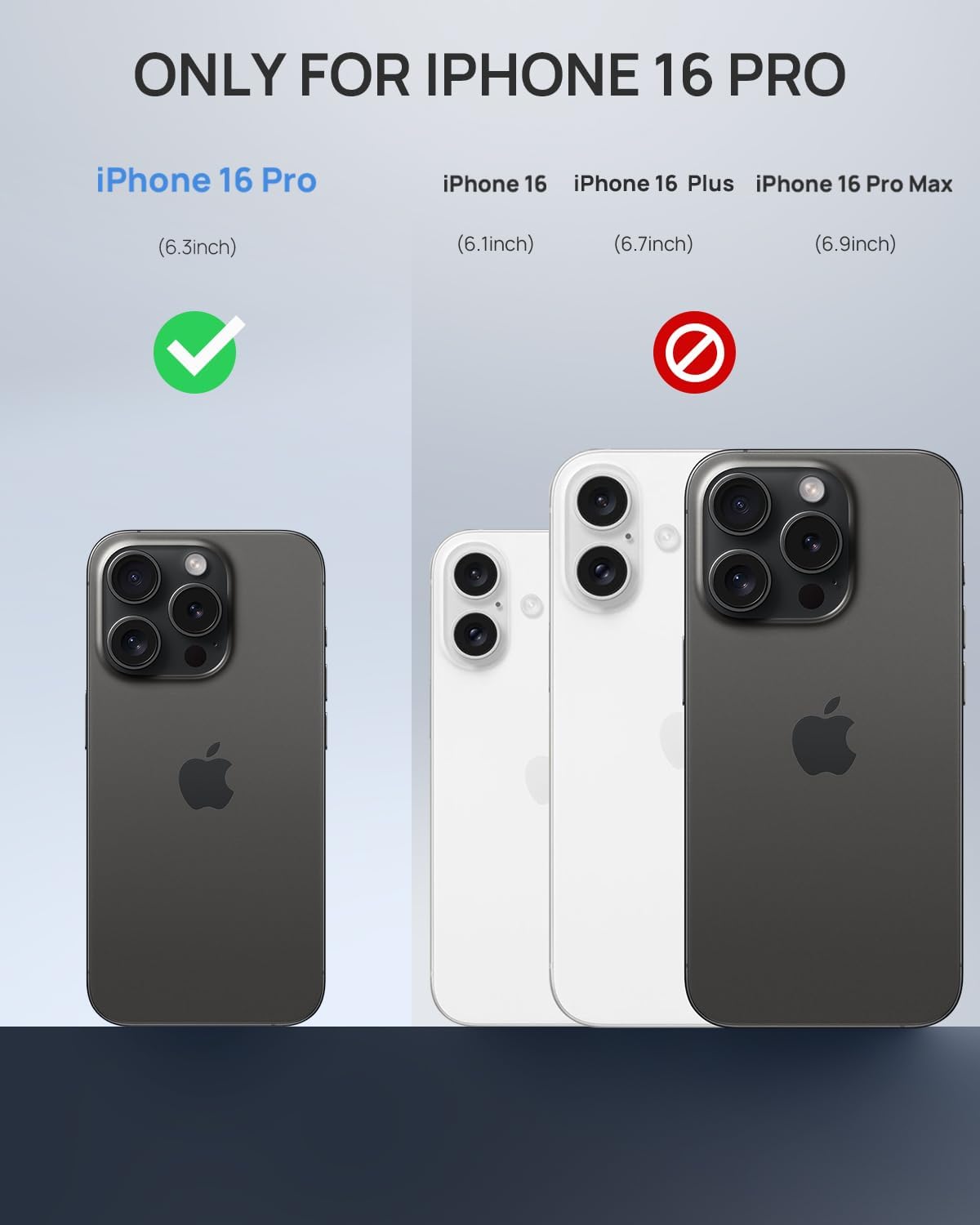 Lanhiem Magnetic for iPhone 16 Pro Case, IP68 Waterproof Dustproof Case, [Compatible with Magsafe] [Built-in Screen Protector] Full Body Heavy Duty Rugged Phone Cover 6.3 inch, Desert