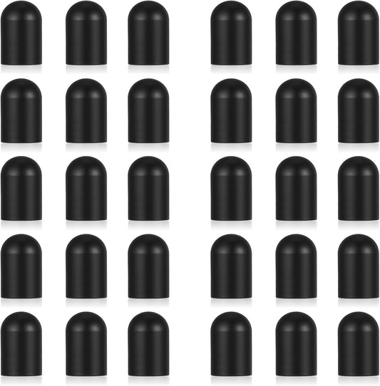 30PCS Stylus Tips Replacement Tips Only, 0.6cm/0.23in Black Silicone Tips for Stylus Pens High Sensitivity Stylu Tips,No Scratches, Universal Stylus Ends