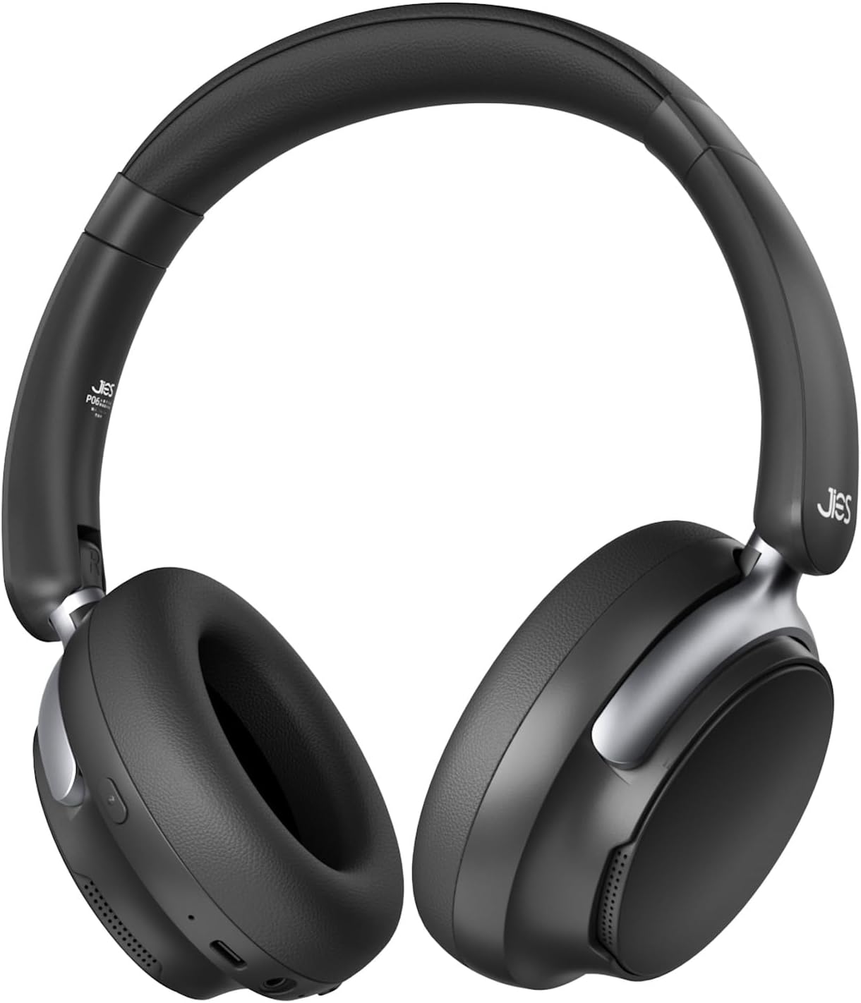 FunHub Active Noise Cancelling Headphones,Wireless Headphones BT 6.0 with Transparent Mode,Hi-Res Audio,Deep Bass,160H Playtime Foldable Storage Over Ear Headset for Gaming/Work/Travel-Black