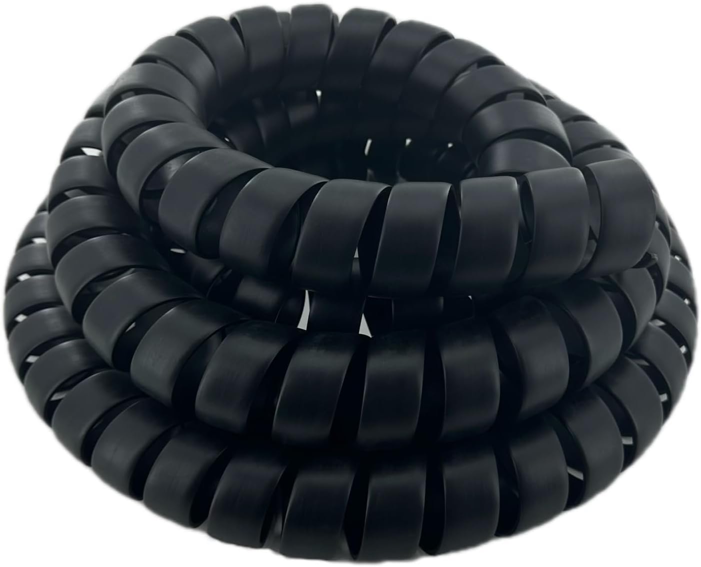 Spiral Wrap Cable Protector - 2.0" OD x 10' Pre-Cut Lengths - Safe Hose Protector to Avoid Wear and Extend Life for Hydraulic Pneumatic Hoses