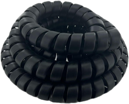 Spiral Wrap Cable Protector - 2.0" OD x 10' Pre-Cut Lengths - Safe Hose Protector to Avoid Wear and Extend Life for Hydraulic Pneumatic Hoses
