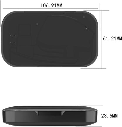 Power Charging Case Compatible with Plantronics Bluetooth Headset Voyager Legend, 2-in-1 Portable Charger Case with LED Status(Only Include The Charging Case)