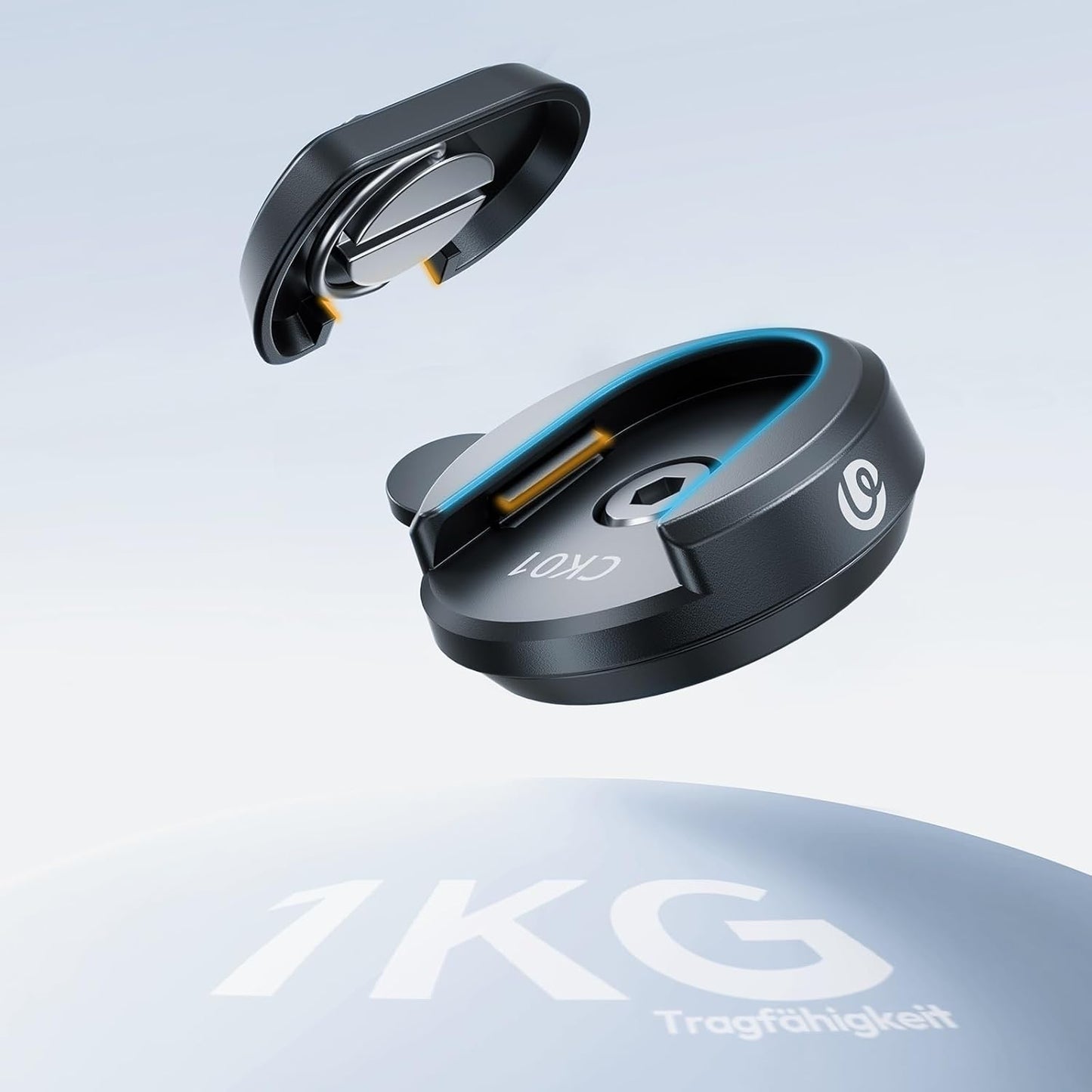 ULANZI CK01 Cka Quick Release Base Set Camera Accessories, Quick Setup Kit with 1/4'' Screw for GoPro DJI Insta360 AKASO Action Cameras, Small Camera and Lights Super-Quick Switching