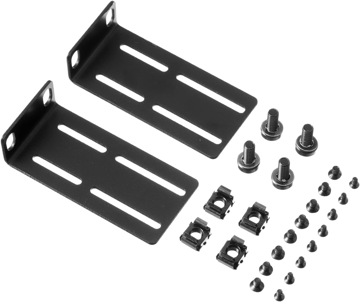 Rack Mount Kit Universal Adjustable 19 Inch Rack Ears for HP/ProCurve/Aruba/OfficeConnect/HPE and Other Switches