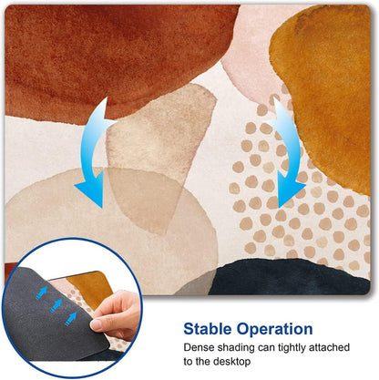 Mouse Pad, Premium-Textured Mouse Mat, Non-Slip Rubber Base Mousepad for Laptop, Computer & PC,9.5×7.9 in,Abstract Art