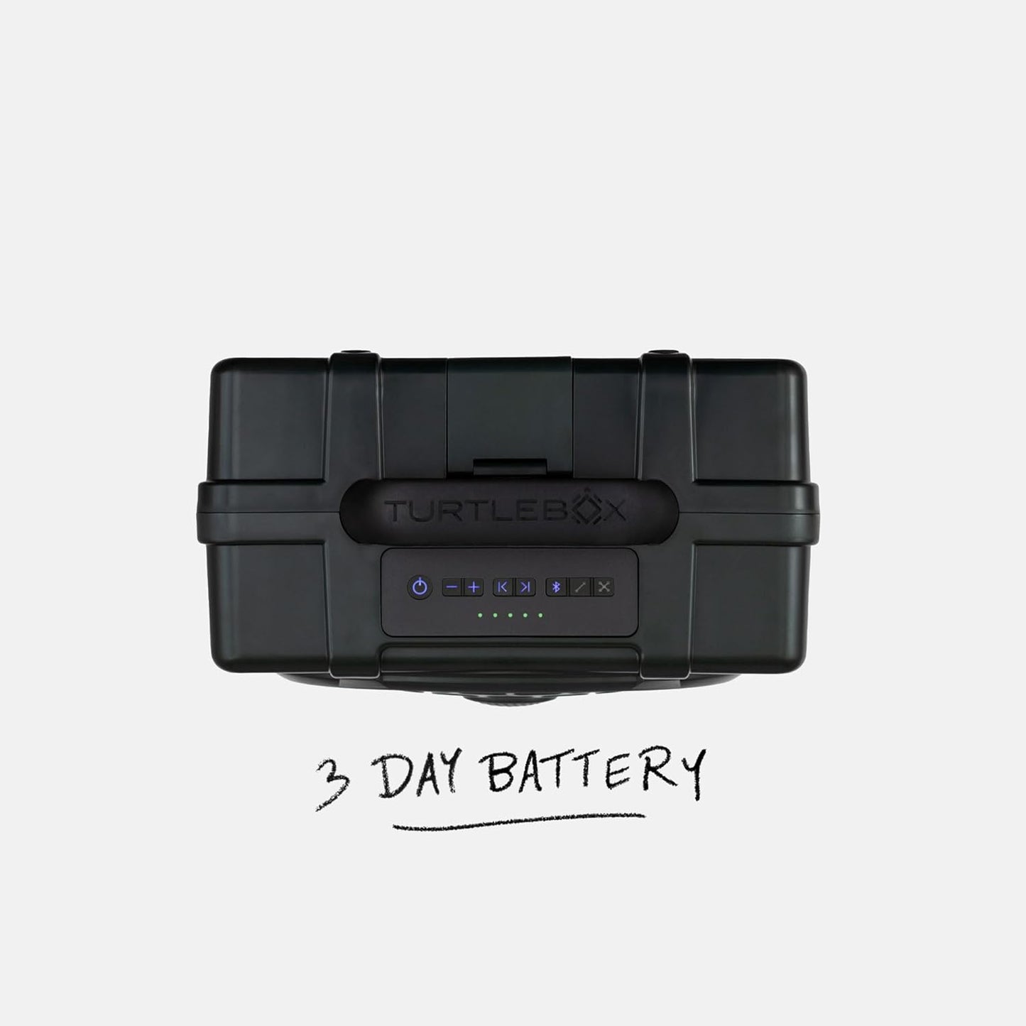 Turtlebox Original Gen 3: Portable Outdoor Bluetooth Speaker – Ultra-Loud (120dB), Waterproof (IP67), Rugged, Impact-Resistant, 3-Day Battery | Party Mode: Unlimited Pairing Stereo, Green/Camo