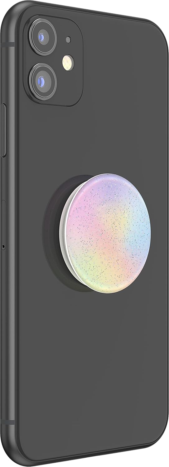 PopSockets Phone Grip with Expanding Kickstand, Glitter PopGrip - Glitter Pastel Nebula