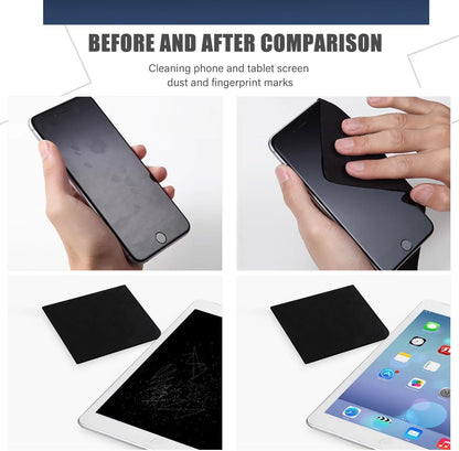 3 Pack Microfiber Liner Cleaning Cloth 15" 16" MacBook Air/MacBook Pro Screen Keyboard Imprint Protection, Keyboard Protector Compatible with MacBook Air 15.3" /MacBook Pro 15"/MacBook Pro 16"-Black