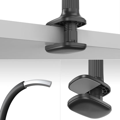 Gooseneck Tablet Holder - Flexible Tablet Stand, Tablet Holder,Cell Phone Holder,Cell Stand, Flexible Adjustable Arm in Bed for/Mobile Phone/Switch/etc, 98 cm Total Length (Black)