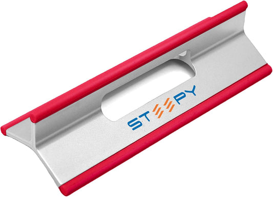 Steepy Portable Laptop Stand for Desk – Adjustable Height, & Portable Laptop Holder – Ergonomic Computer Stand for Cooling & Comfort – Slip-Proof, Sturdy Design – Universal Fit for 13-17 Inch Devices