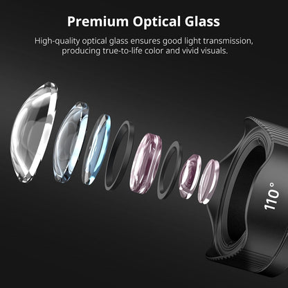 ULANZI CL-003 Phone Macro Lens, HD 75mm Phone Camera Lens for 17mm Thread, Compatible with iPhone Samsung Smartphone Cage Case with 17mm Adapter