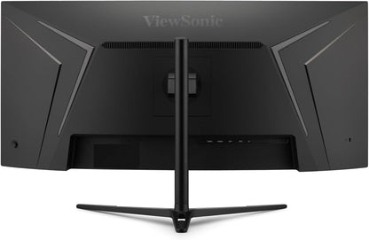 ViewSonic VX3418C-2K 34 Inch UltraWide QHD 1440p Curved Gaming Monitor with 180Hz, 1ms, 21:9, Advanced Ergonomics, FreeSync Premium, HDR10, HDMI, and DisplayPort Inputs