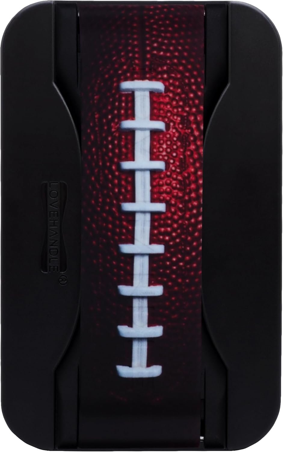 LoveHandle PRO MagSafe Compatible Magnetic Phone Grip w/Kickstand - Mount, Strap and Stand for Smartphone and Tablet - MagSafe Ring Included - Fits All Devices - Football