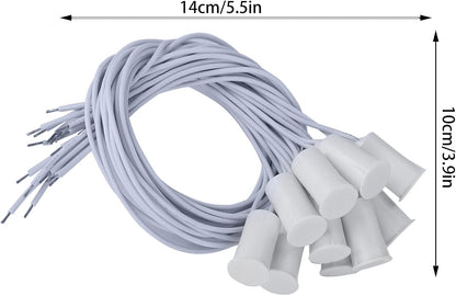 10Pcs 100VDC Recessed Door Sensor, 15mm-5mm Door Magnetic Reed Switch for Home Security Alarm Systems, Door Magnetic Sensors for Alarm Control Panels GND Port and N.C. Port