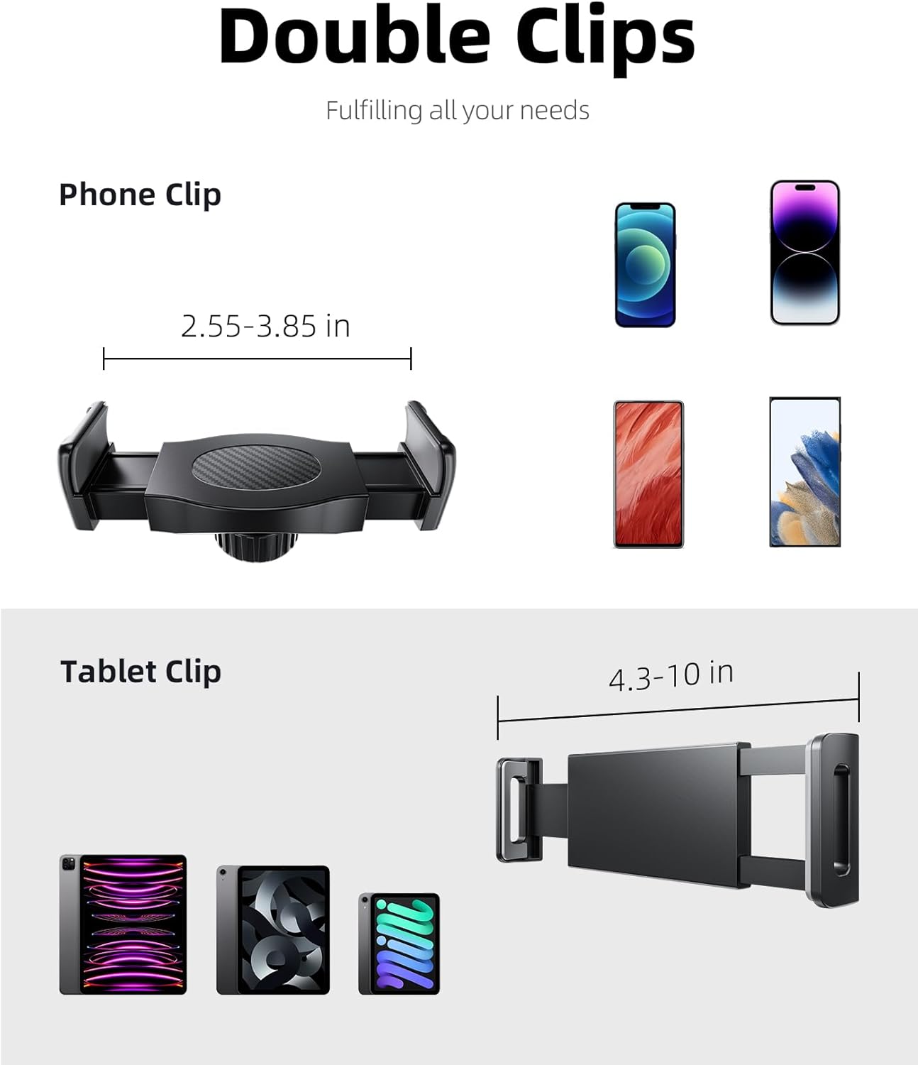 Weilisi Heavy Duty Tablet Tripod Stand 82” Tall, Floor Stand with Remote and Adjustable Gooseneck for Watching/Stream/Recording, Tripod for iPad Pro 12.9”/Kindle/iPhone, and All 4.5-13” Tablet/Phone