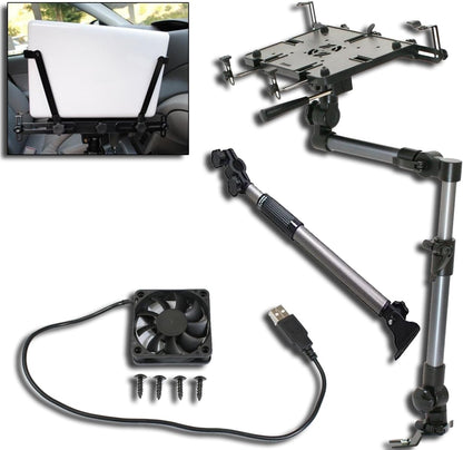 Mobotron MS-526B Heavy Duty Laptop Mount Holder for Cars, Trucks, SUVs, and other Applications with Complete Accessory Package