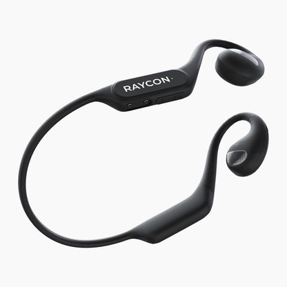 Raycon Open Headphones – Lightweight Wireless Over-Ear Design with Immersive Sound Quality, Long Battery Life, and Comfortable Fit for All-Day Wear - (Black)