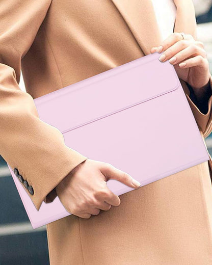 Universal Touchpad Keyboard Case for 9.7,10.1,10.2",10.5",10.9",11" Tablet, Rainbow Backlight TrackPad Keyboard with Type-C Charging Port fit 9.7-11 inch Android/iOS/Windows (Pink)