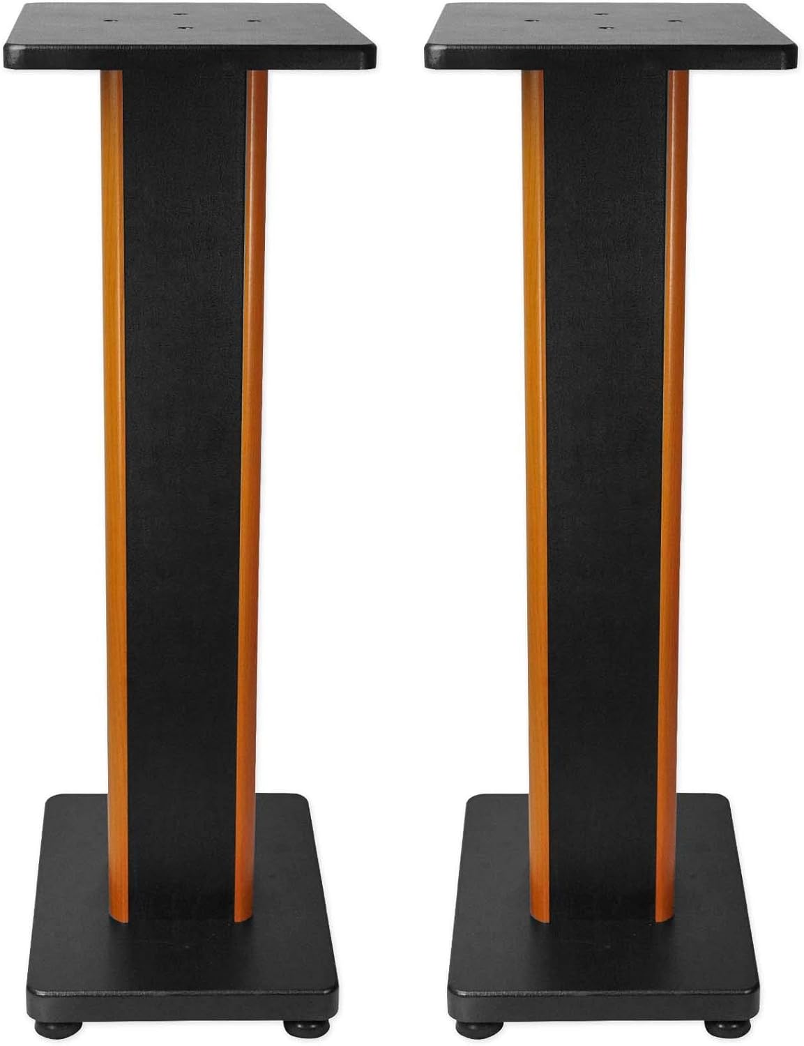 Rockville 28" 2-Tone Bookshelf Speaker Stands Surround Sound Home Theater (RHT28C)