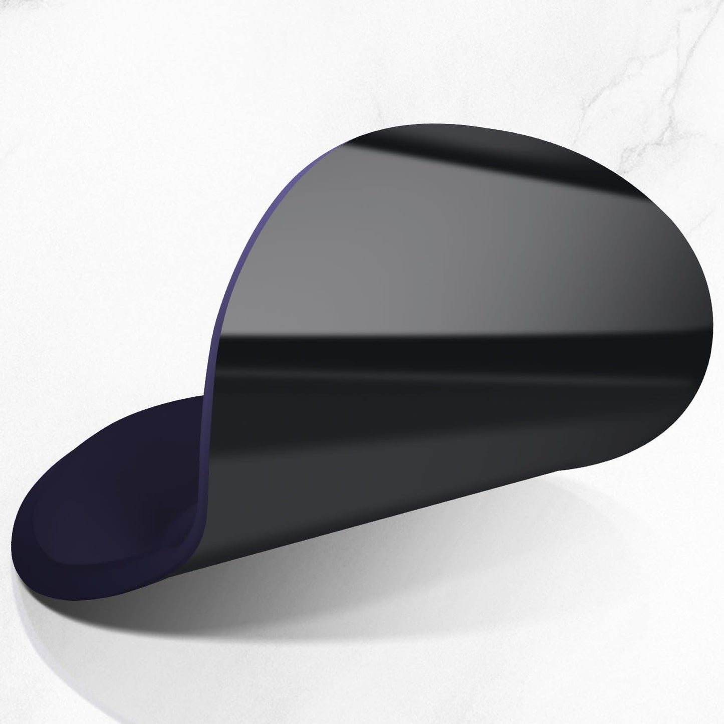 ITNRSIIET Ergonomic Mouse Pad with Comfort Gel Wrist Rest, Non-Slip PU Base, Smooth Textured Surface, Reduces Hand Fatigue & Wrist Pain, 8.7 x 7.2 Inch for Office Gaming Home, Violet Gradient