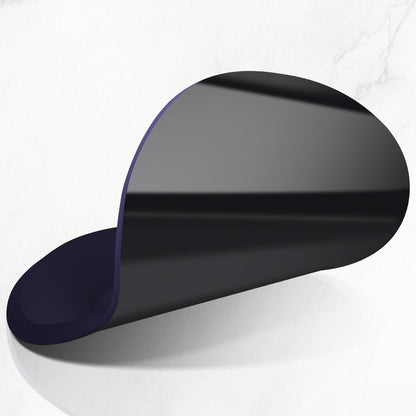 ITNRSIIET Ergonomic Mouse Pad with Comfort Gel Wrist Rest, Non-Slip PU Base, Smooth Textured Surface, Reduces Hand Fatigue & Wrist Pain, 8.7 x 7.2 Inch for Office Gaming Home, Violet Gradient