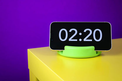 GoDonut – Phone Stand Original – Cell Phone Holder + Tablet Stand Desk Organizer – Compatible with Tablet, iPhone 16 15 14 Pro Max, Android & Most Smartphones - Black