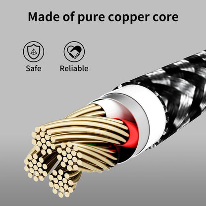 USB C Multi Charging Cable [2Pack 4FT], 3 in 1 Charging Cable Nylon Braided USB-C Multiple Charger Cord with Type-C, Micro USB and IP Port for iPhone 16/15 Series/Cell Phones and More