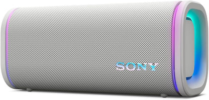 Sony ULT Field 5 Wireless Portable Bluetooth Speaker, IP67 Waterproof, Dustproof, and Rustproof with Enhanced Bass, 25 Hour Battery, 360° Party Light, and Shoulder Strap (SRSULT50W), Off White