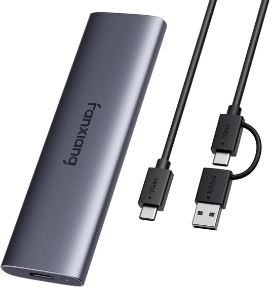 fanxiang 500GB External SSD - Portable SSD External Solid State Drive, 1000MB/s, USB 3.2 Gen2 Type-C, Aluminum Alloy, External Hard Drive for iPhone15/16,Android, Mac, Windows -PS1008