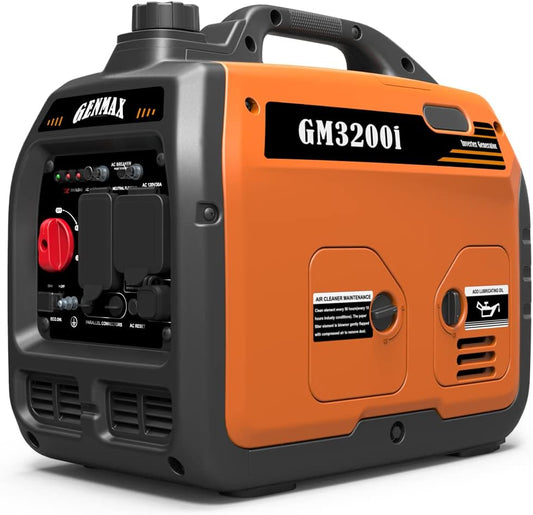 GENMAX Generator，EPA Compliant, Eco-Mode Feature, Ultra Lightweight for Backup Home Use & Camping