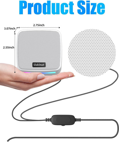 Computer Speakers,Computer Speakers for Desktop PC,Desktop Speakers,USB Powered 3.5mm Aux Speaker for PC,Laptop,Tablet,Phone(White)