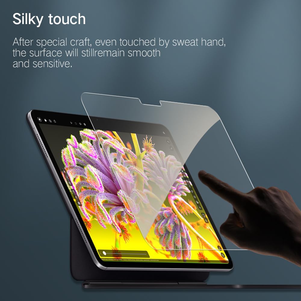 PERFECTSIGHT Anti Blue Light Screen Protector Compatible with iPad Pro 11 Inch 2024 6th Gen, [Medical-Grade HD Clear Eye Protection] Blue Light Blocking Filter 6 Radiations Tempered Glass