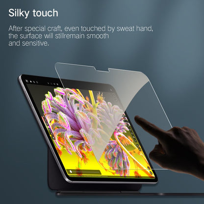 PERFECTSIGHT Anti Blue Light Screen Protector Compatible with iPad Pro 11 Inch 2024 M4, Eye Protection Blue Light Filter, HD Easy Installation Anti Fingerprint Tempered Glass, 1 Pack