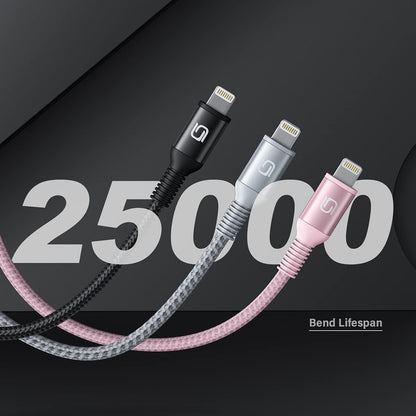 iPhone Charger Cable 10ft, 3Pack MFi Certified Extra Long Lightning Cable 10 Foot Fast Charging Cord Durable Nylon Braided USB Cable for iPhone 14 13 12 11 Pro Max XS XR X 8 7 6s 5 Plus/iPad/AirPods