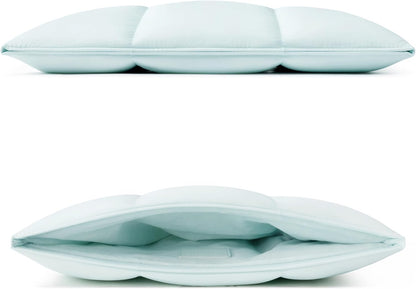 Comfyable Puffy Laptop Sleeve 15 Inch 16 Inch, Quilted Puffer Laptop Carrying Case, Pillow Pouch Compatible for MacBook Air 15 in M4 2025 & MacBook Pro 16 in M4 2024, Blue